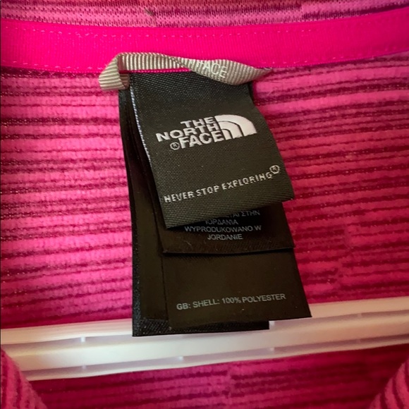 Pink North Face Half Zip Pullover - Picture 2 of 4